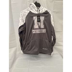 Colosseum Nebraska Huskers NCAA Camo Sweatshirt Hoodie Size XL OHT